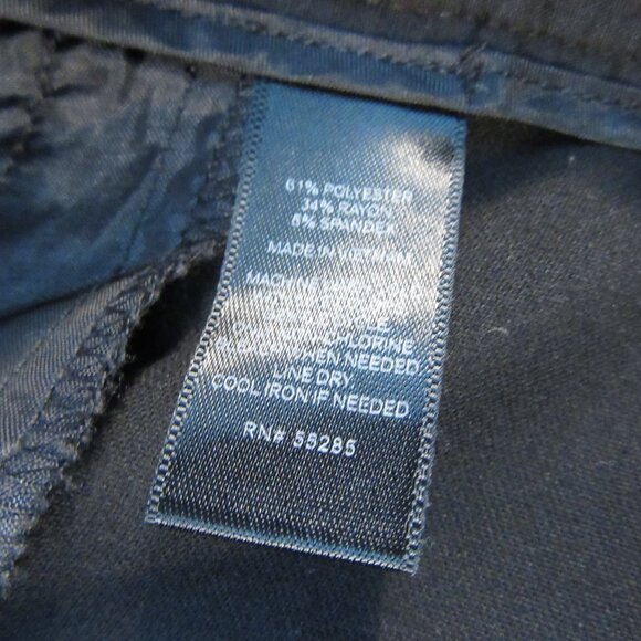 Express Columnist Womens Slacks Size 2R Black Tailored Dress Pants Casual Office - Picture 6 of 13